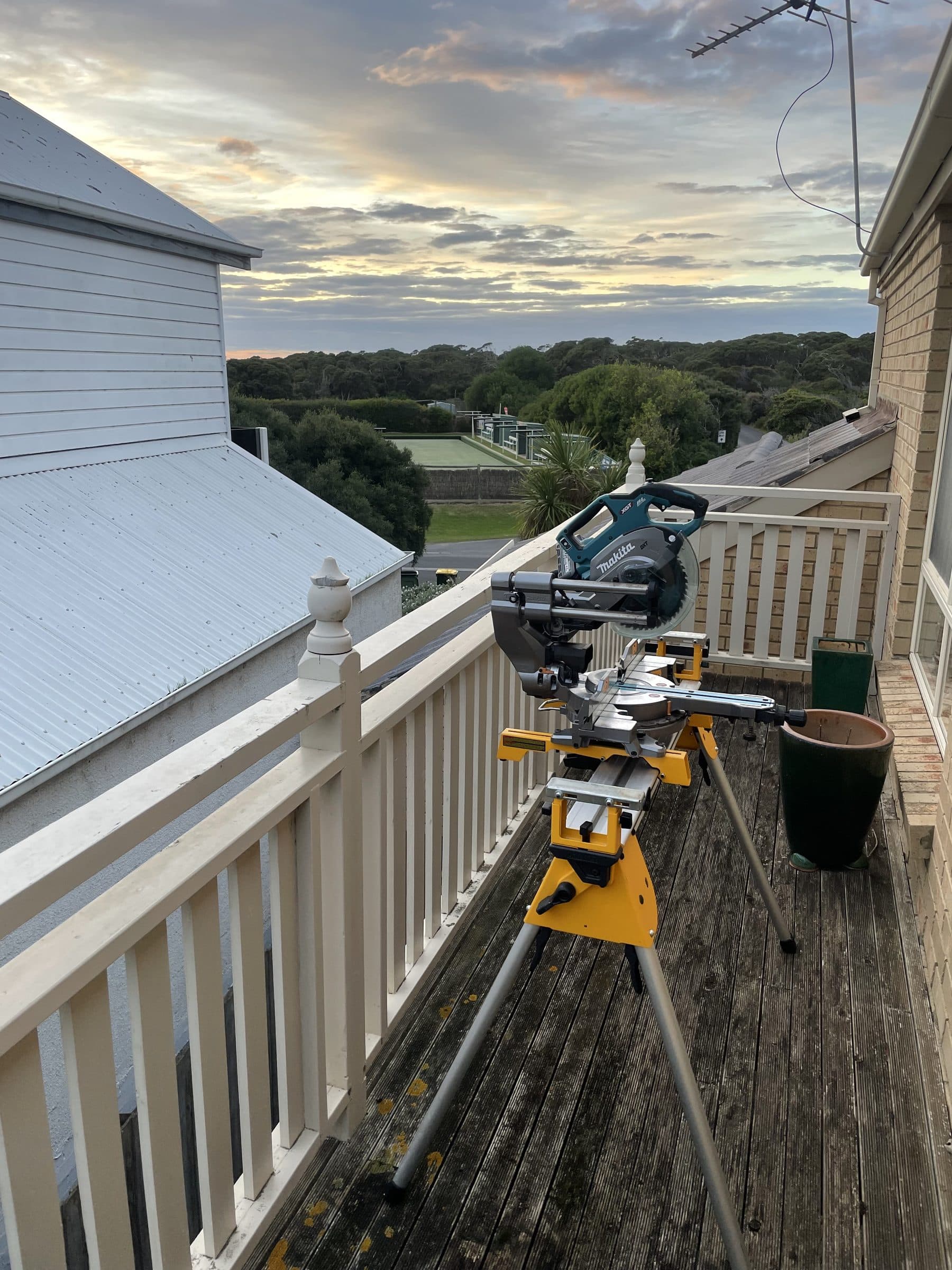 Property maintenance work in progress